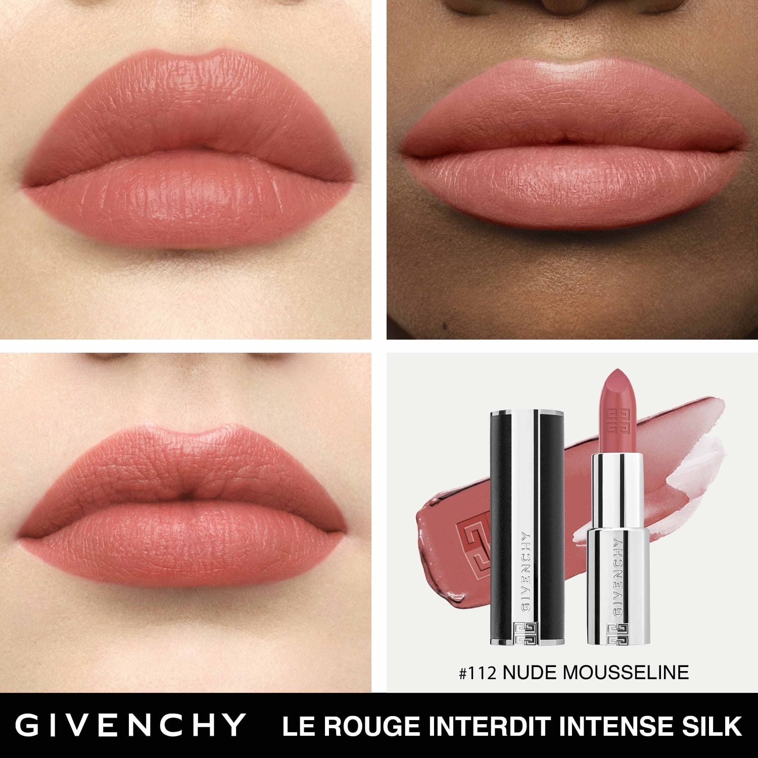 LE ROUGE INTERDIT INTENSE SILK (LABIAL SEMI MATE)